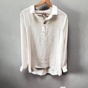 Dolan Collared Pullover Blouse- Size‎ M